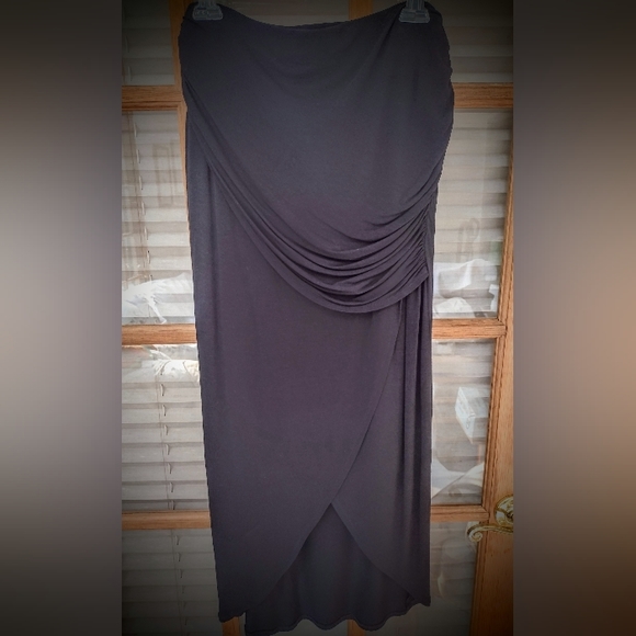 Brand New Spring 2016 CAbi Run Around Skirt 5052 Black Jersey Maxi Skirt, Medium - Picture 9 of 11